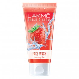 Lakme Blush & Glow Strawberry Freshness Gel Face Wash, 100 g 
